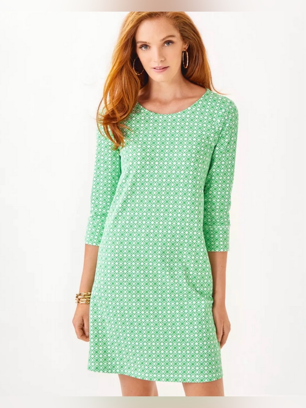 NWT Lilly Pulitzer Solia ChillyLilly Dress Fauna Green/Resort White XS - Picture 3 of 11